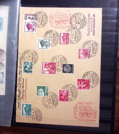 1850-1990, Small estate in various albums and boxes,