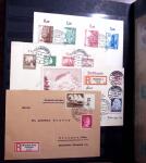 1850-1990, Small estate in various albums and boxes,