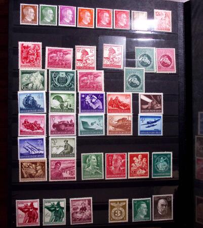 1850-1990, Small estate in various albums and boxes,