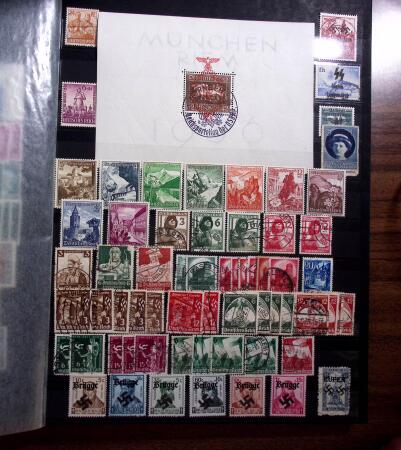 1850-1990, Small estate in various albums and boxes,