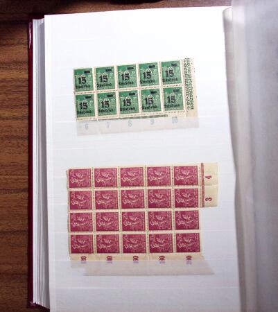 1850-1990, Small estate in various albums and boxes,