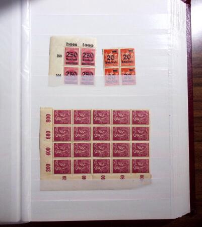 1850-1990, Small estate in various albums and boxes,