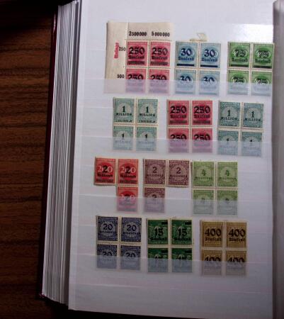 1850-1990, Small estate in various albums and boxes,