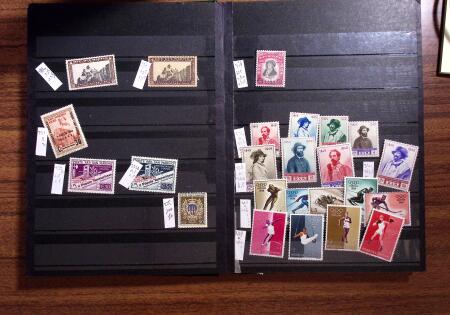 1850-1990, Small estate in various albums and boxes,
