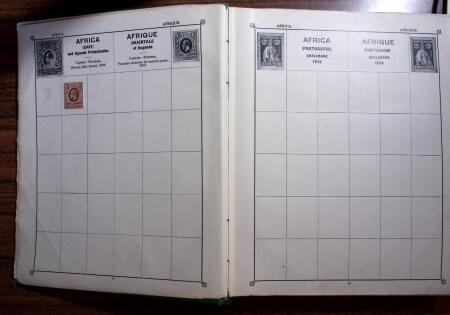 1850-1990, Small estate in various albums and boxes,