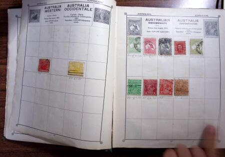 1850-1990, Small estate in various albums and boxes,