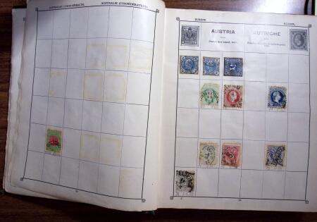 1850-1990, Small estate in various albums and boxes,