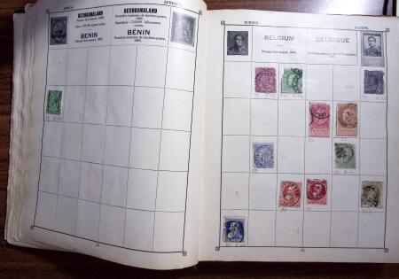 1850-1990, Small estate in various albums and boxes,