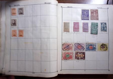 1850-1990, Small estate in various albums and boxes,