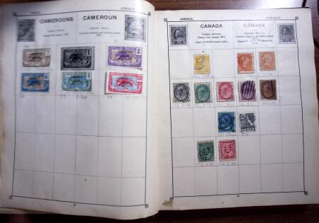 1850-1990, Small estate in various albums and boxes,