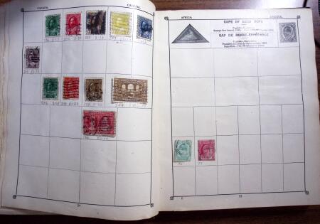 1850-1990, Small estate in various albums and boxes,