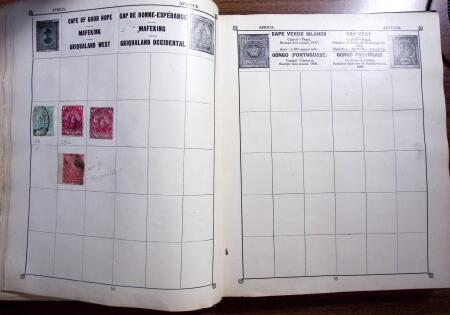 1850-1990, Small estate in various albums and boxes,