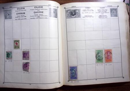1850-1990, Small estate in various albums and boxes,