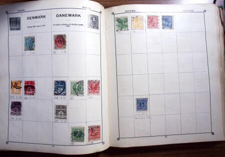 1850-1990, Small estate in various albums and boxes,