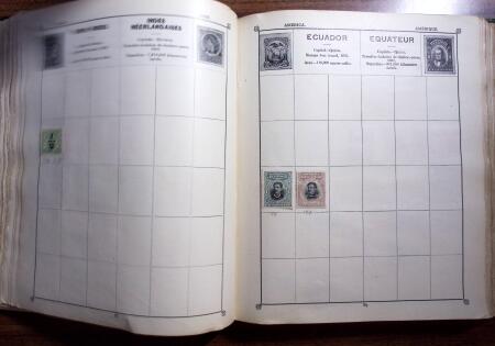 1850-1990, Small estate in various albums and boxes,