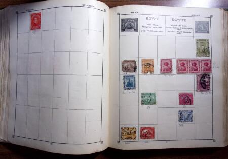 1850-1990, Small estate in various albums and boxes,