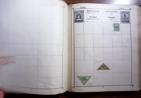 1850-1990, Small estate in various albums and boxes,