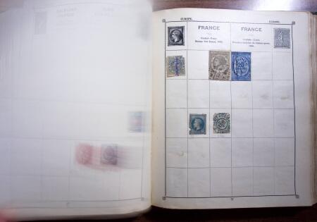 1850-1990, Small estate in various albums and boxes,