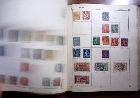 1850-1990, Small estate in various albums and boxes,