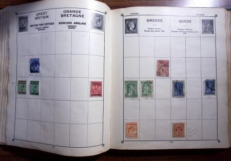 1850-1990, Small estate in various albums and boxes,