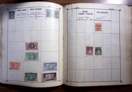 1850-1990, Small estate in various albums and boxes,
