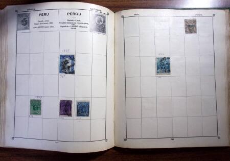 1850-1990, Small estate in various albums and boxes,