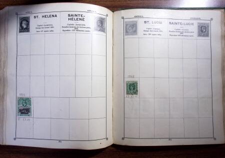 1850-1990, Small estate in various albums and boxes,
