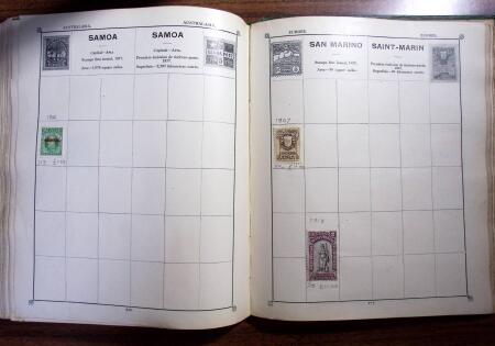 1850-1990, Small estate in various albums and boxes,