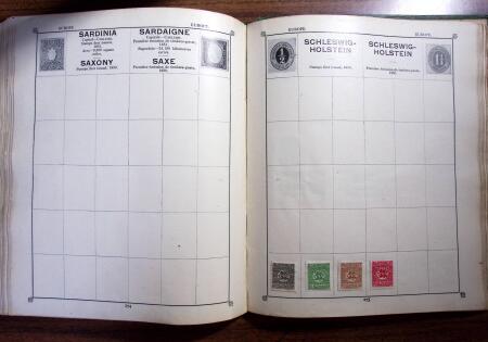 1850-1990, Small estate in various albums and boxes,