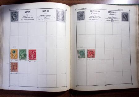 1850-1990, Small estate in various albums and boxes,