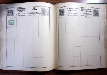 1850-1990, Small estate in various albums and boxes,