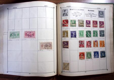 1850-1990, Small estate in various albums and boxes,