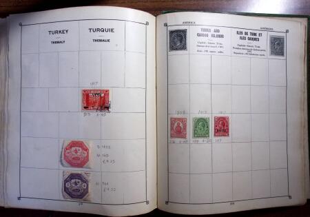 1850-1990, Small estate in various albums and boxes,