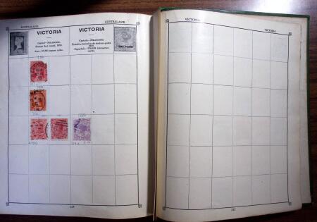 1850-1990, Small estate in various albums and boxes,
