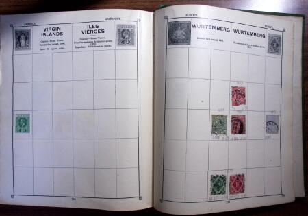 1850-1990, Small estate in various albums and boxes,