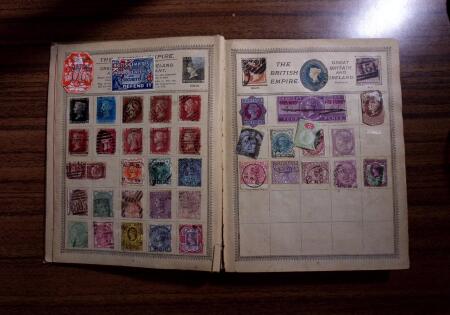 1850-1990, Small estate in various albums and boxes,