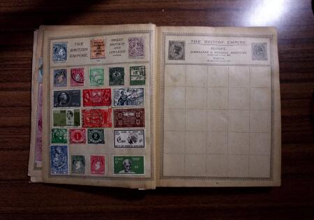 1850-1990, Small estate in various albums and boxes,