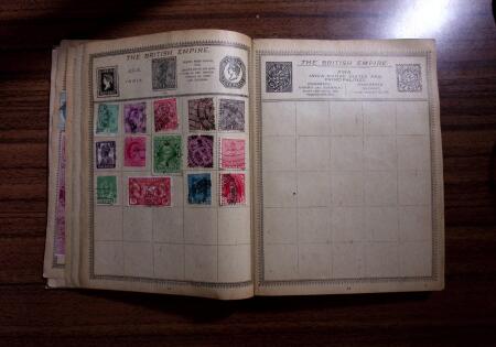 1850-1990, Small estate in various albums and boxes,