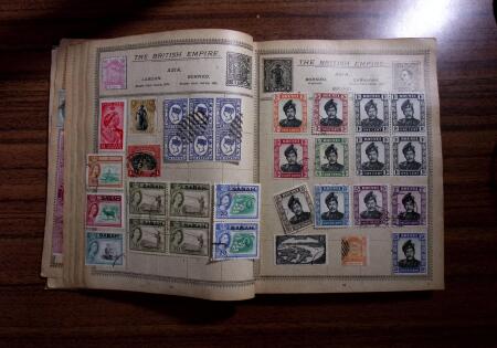 1850-1990, Small estate in various albums and boxes,
