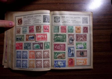 1850-1990, Small estate in various albums and boxes,