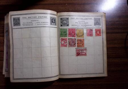 1850-1990, Small estate in various albums and boxes,