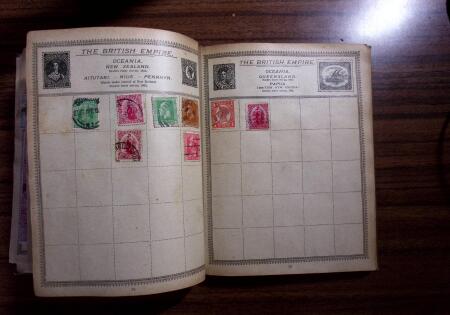 1850-1990, Small estate in various albums and boxes,