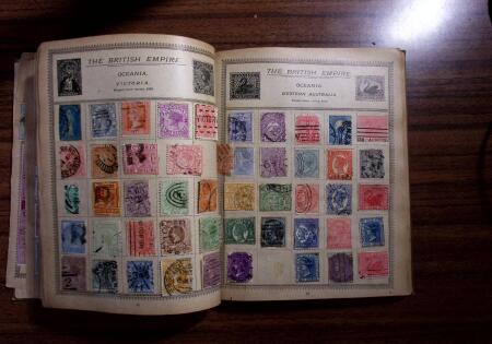 1850-1990, Small estate in various albums and boxes,