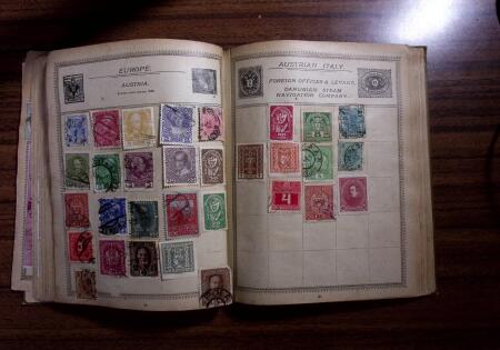 1850-1990, Small estate in various albums and boxes,