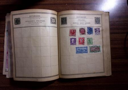 1850-1990, Small estate in various albums and boxes,