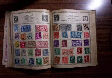 1850-1990, Small estate in various albums and boxes,