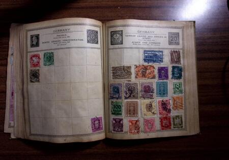 1850-1990, Small estate in various albums and boxes,