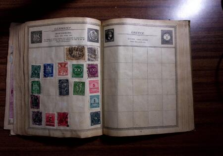1850-1990, Small estate in various albums and boxes,