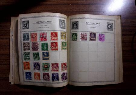 1850-1990, Small estate in various albums and boxes,