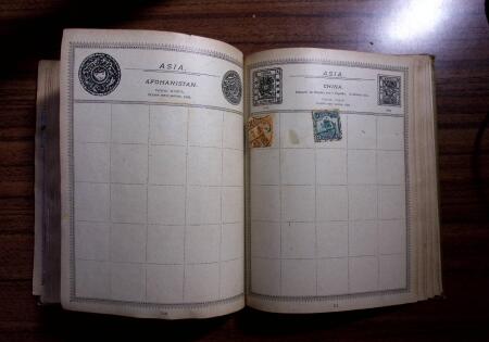 1850-1990, Small estate in various albums and boxes,